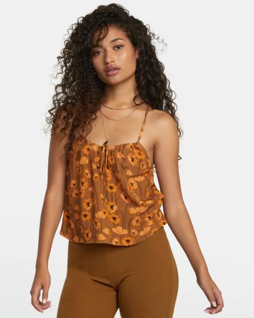 Rvca Holly Tank Top Sienna Women Tops
