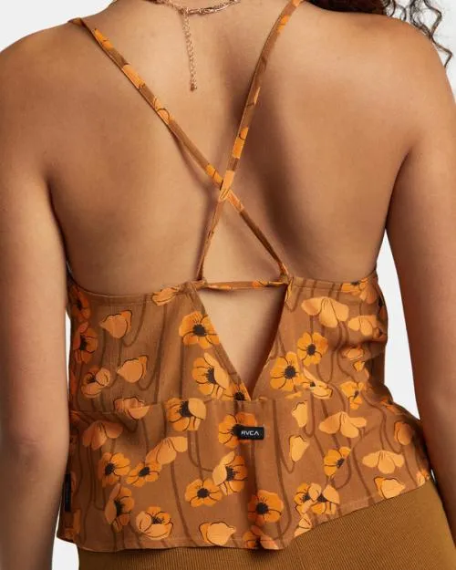 Rvca Holly Tank Top Sienna Women Tops