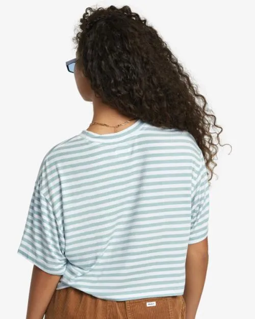 Rvca Hooky Tee Shale Women Tops