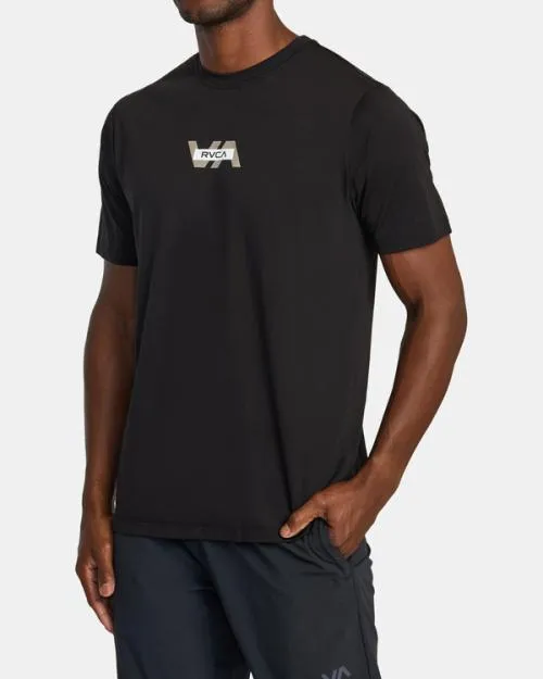 Rvca Layer TShirt Black SportMen Short Sleeves