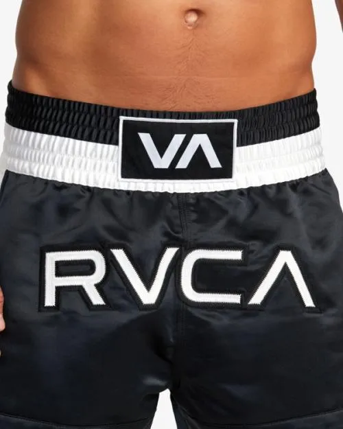 Rvca Muay Thai Boxing Shorts 15034 Black Men Athletic Shorts