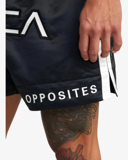 Rvca Muay Thai Boxing Shorts 15034 Black Men Athletic Shorts