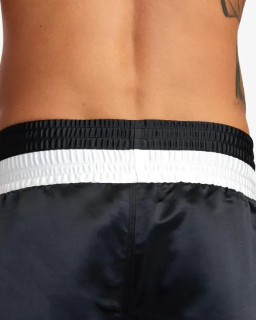 Rvca Muay Thai Boxing Shorts 15034 Black Men Athletic Shorts
