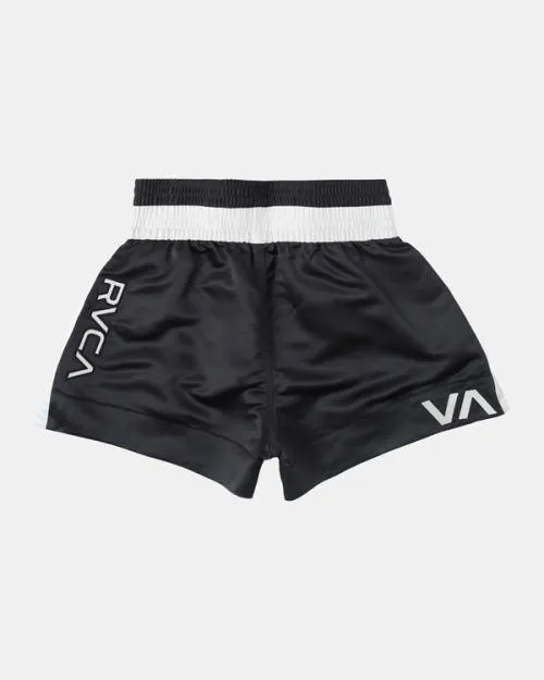 Rvca Muay Thai Boxing Shorts 15034 Black Men Athletic Shorts