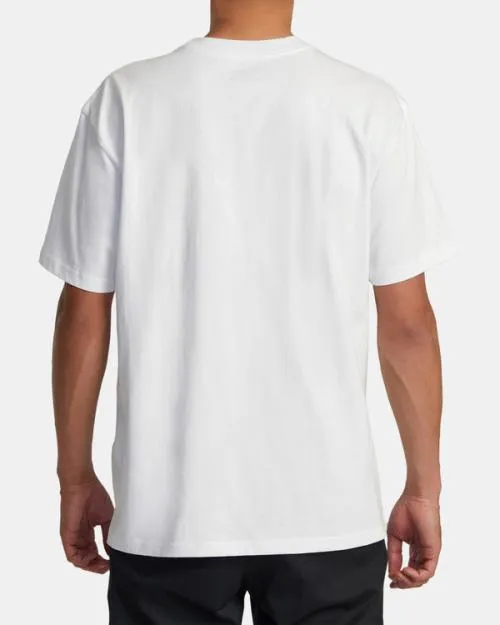 Rvca No Comply Tee White Men Short Sleeves