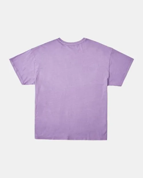 Rvca Nouveau Tee Violet Women Tees and Tanks