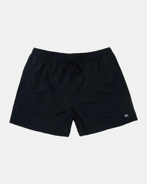 Rvca Outsider Basecamp 16034 Training Shorts Black Men Athletic Shorts