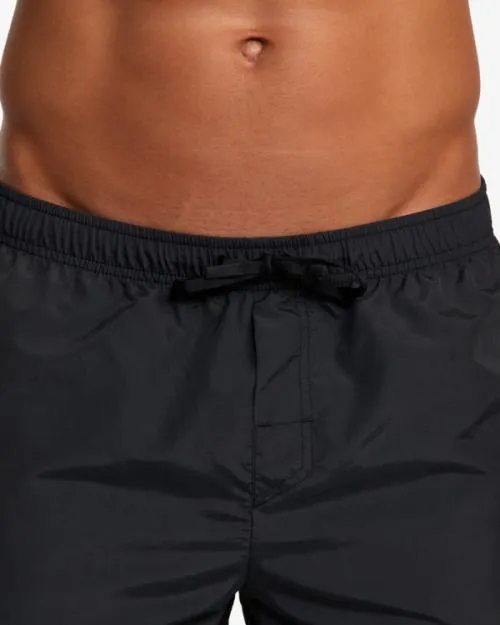 Rvca Outsider Basecamp 16034 Training Shorts Black Men Athletic Shorts
