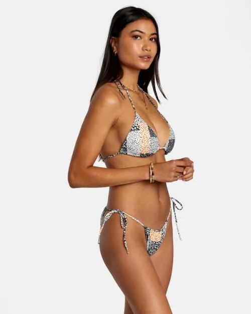 Rvca Patchwork Medium Bikini Bottoms Multi Women Bikini Bottoms