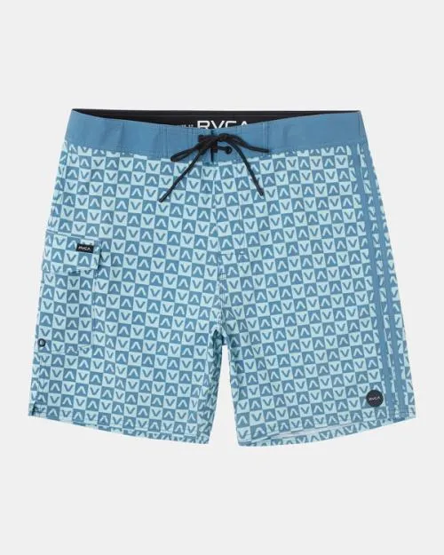Rvca Restless Boardshorts 17034 Blue Men Boardshorts