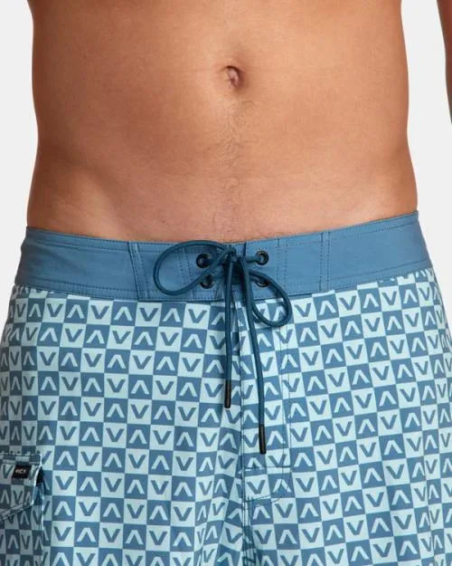 Rvca Restless Boardshorts 17034 Blue Men Boardshorts