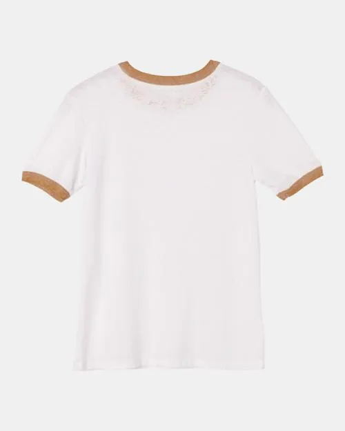 Rvca Rose Machado Encinitas Tee Vintage White Women Tees and Tanks
