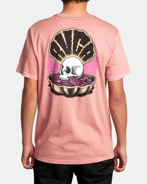 Rvca Save Our Souls Tee Dusty Rose Men Short Sleeves