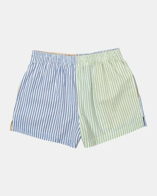 Rvca Sawyer Stripe Elastic Shorts Multi Women Shorts and Skirts
