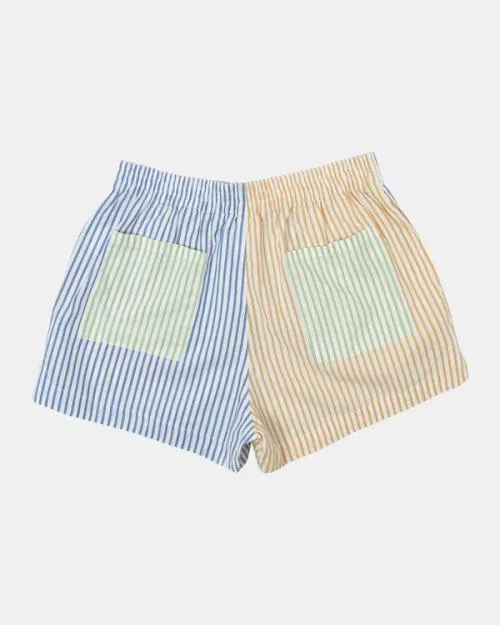 Rvca Sawyer Stripe Elastic Shorts Multi Women Shorts and Skirts