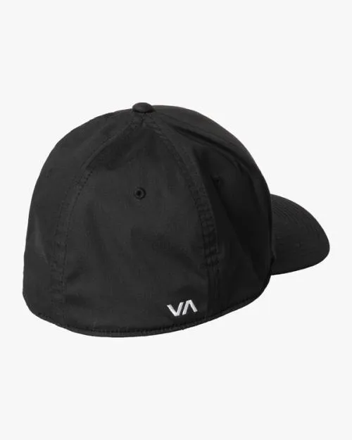 Rvca Seasons Flexfit Hat Black Men Hats and Beanies