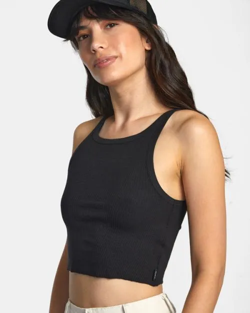 Rvca Slide Tank Top Rvca Black Women Tops