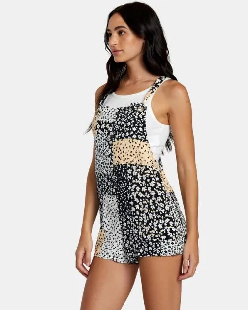 Rvca Standard Romper Melon Women Dresses and Rompers