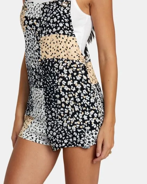 Rvca Standard Romper Melon Women Dresses and Rompers