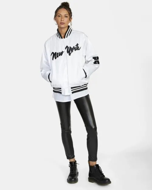 Rvca Stopper Jacket Whisper White Women Jackets
