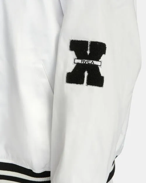 Rvca Stopper Jacket Whisper White Women Jackets