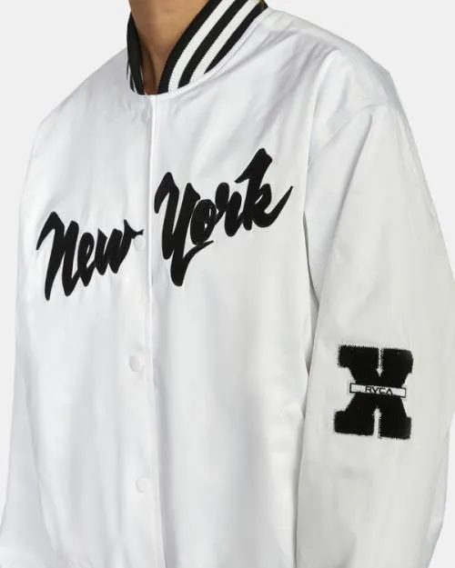 Rvca Stopper Jacket Whisper White Women Jackets