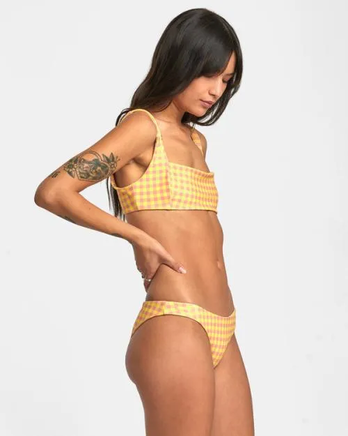 Rvca Sunkissed Reversible Medium Bikini Bottoms Lilikoi Women Bikini Bottoms
