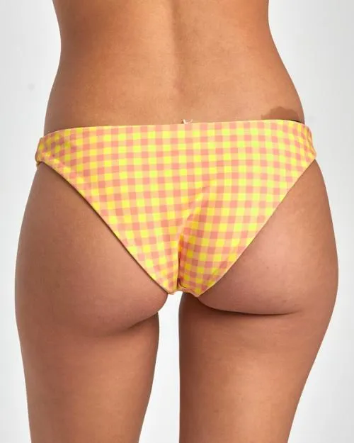Rvca Sunkissed Reversible Medium Bikini Bottoms Lilikoi Women Bikini Bottoms