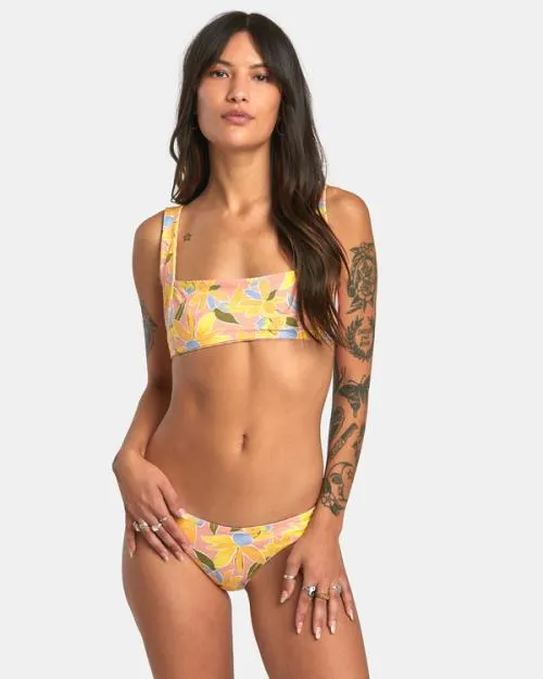 Rvca Sunkissed Reversible Medium Bikini Bottoms Lilikoi Women Bikini Bottoms