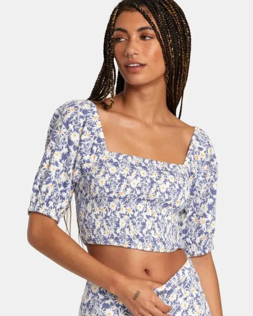Rvca Sunrise Top Shirt Coast Women Tops