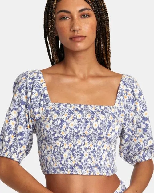 Rvca Sunrise Top Shirt Coast Women Tops