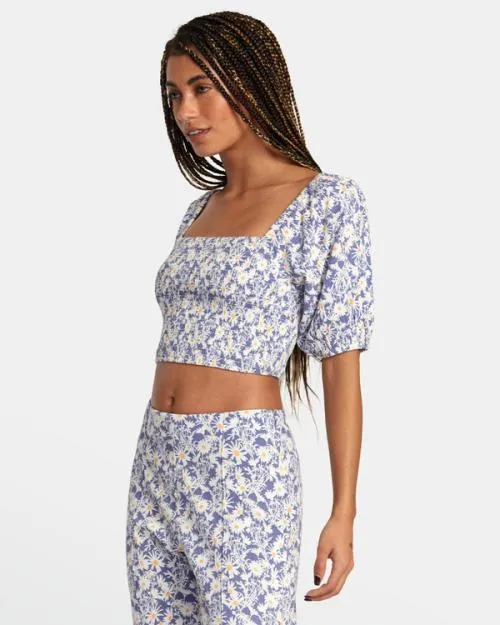 Rvca Sunrise Top Shirt Coast Women Tops