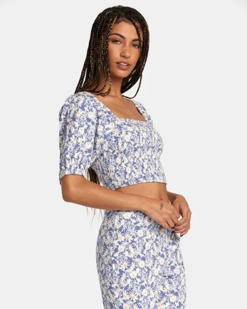 Rvca Sunrise Top Shirt Coast Women Tops
