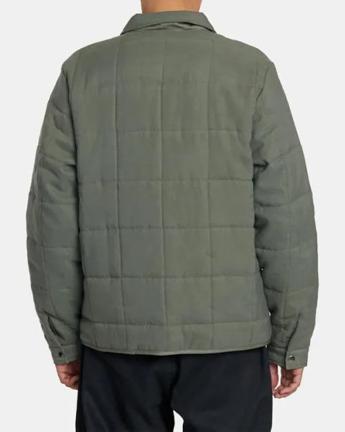 Rvca Surplus Puffer Jacket Olive Men Jackets