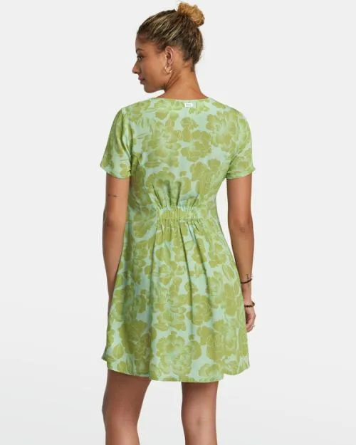 Rvca Understated Mini Dress Shale Women Dresses and Rompers