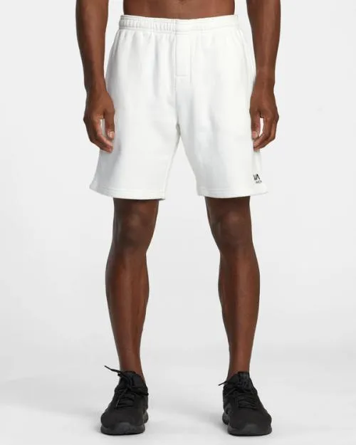 Rvca VA Essential Sweat Shorts Off White Men Athletic Shorts