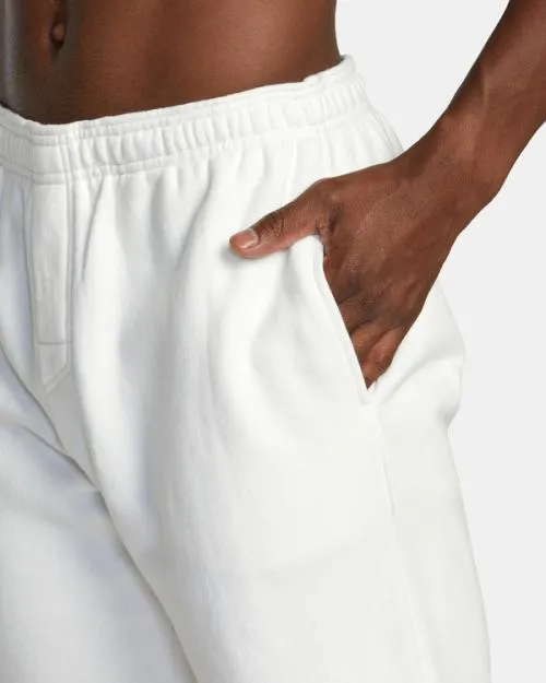 Rvca VA Essential Sweat Shorts Off White Men Athletic Shorts