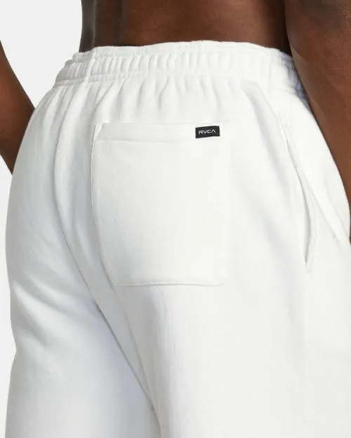 Rvca VA Essential Sweat Shorts Off White Men Athletic Shorts
