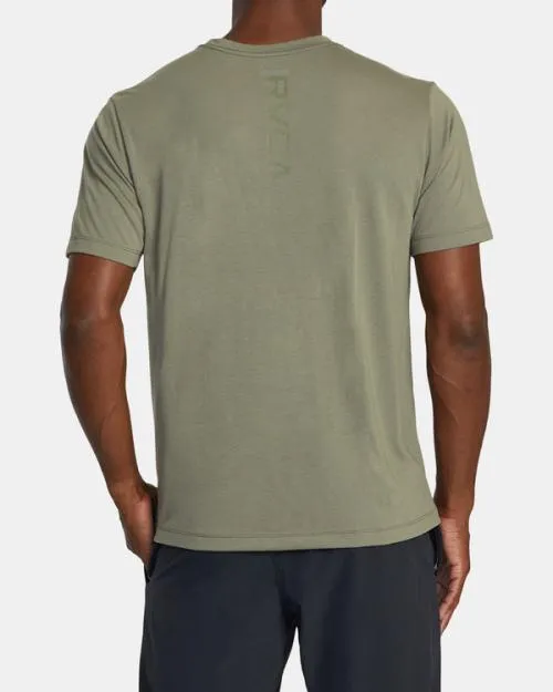 Rvca VA Mark Tee Army SportMen Short Sleeves
