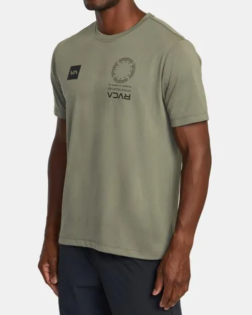 Rvca VA Mark Tee Army SportMen Short Sleeves