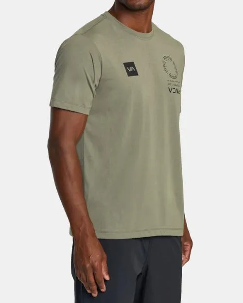 Rvca VA Mark Tee Army SportMen Short Sleeves