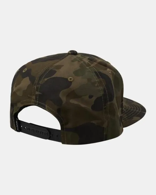 Rvca VA Patch Snapback Hat Camo Men Hats and Beanies