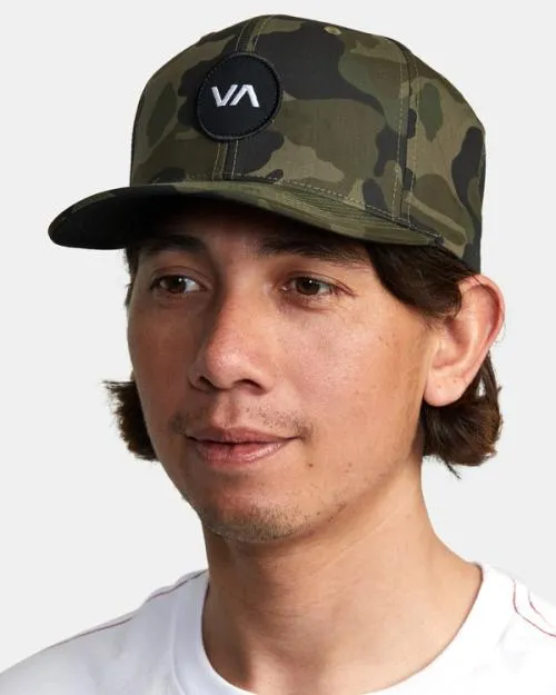 Rvca VA Patch Snapback Hat Camo Men Hats and Beanies
