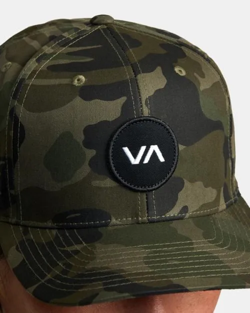 Rvca VA Patch Snapback Hat Camo Men Hats and Beanies