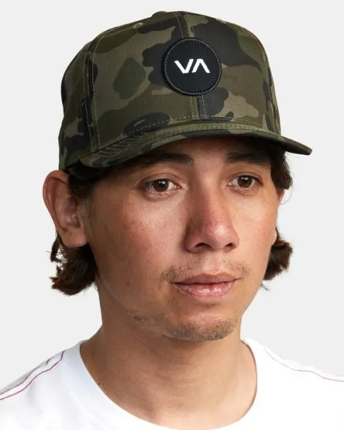 Rvca VA Patch Snapback Hat Camo Men Hats and Beanies