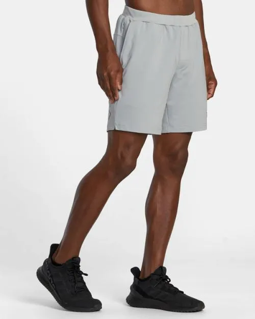 Rvca VA Sport Trainer Elastic Waist Shorts Stone Men Athletic Shorts