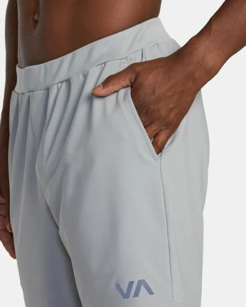 Rvca VA Sport Trainer Elastic Waist Shorts Stone Men Athletic Shorts