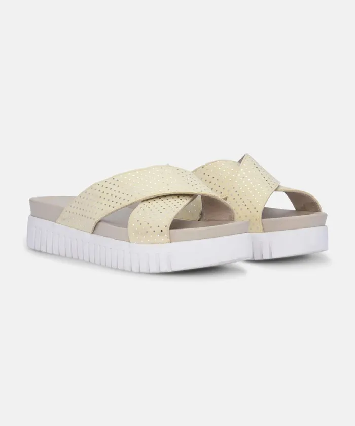 Sandals 8211 Flan Yellow Shoes Ilse Jacobsen Sandals