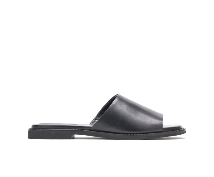 Sandals Lexi Slide Black Leather Hush Puppies Women