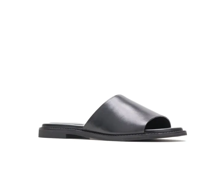 Sandals Lexi Slide Black Leather Hush Puppies Women